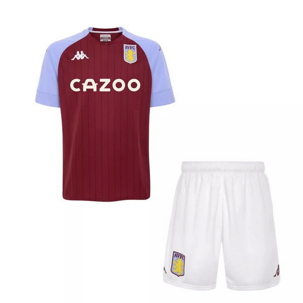 Camiseta Aston Villa 1ª Niños 2020/21 Rojo